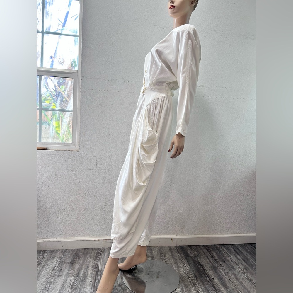 Rabbit Rabbit Rabbit Elegant White Jumpsuit - Picture 5 of 16